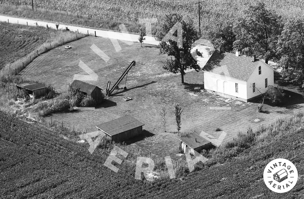 Vintage Aerial Indiana Clark County 1984 3NCLK18