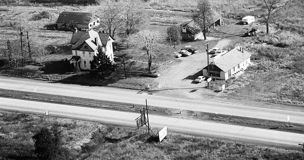 Vintage Aerial photo from 1969 in Butler County, PA