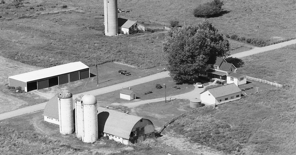 Vintage Aerial photo from 1988 in Erie County, PA
