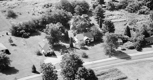 Vintage Aerial photo from 1982 in Erie County, PA