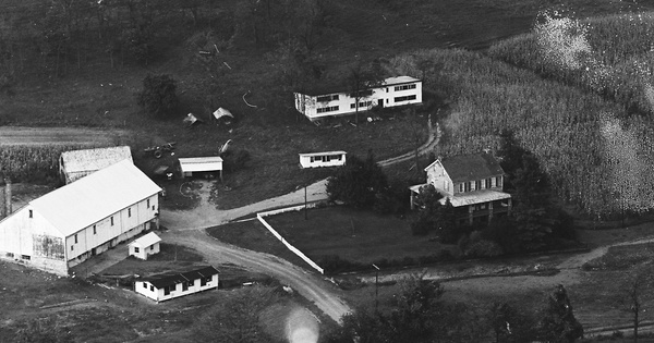 Vintage Aerial photo from 1967 in Berks County, PA