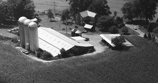 Vintage Aerial photo from 1990 in Blair County, PA