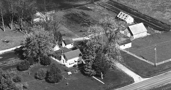 Vintage Aerial photo from 1976 in Henry County, IL