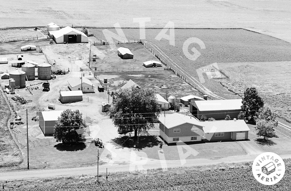 Vintage Aerial Illinois Menard County 1981 20NME26