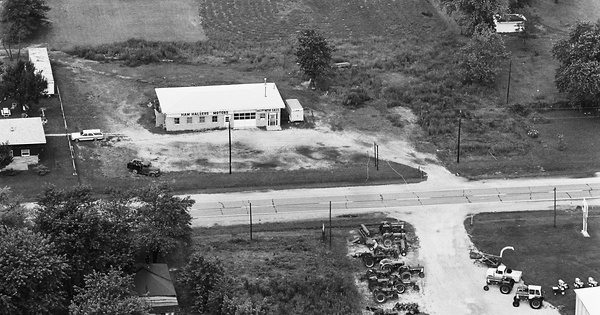 Vintage Aerial photo from 1967 in Montgomery County, IL