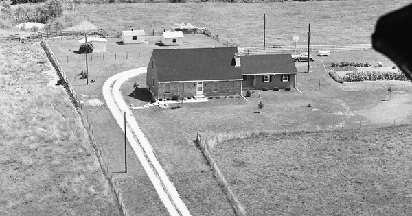 Vintage Aerial photo from 1979 in Lewis County, MO