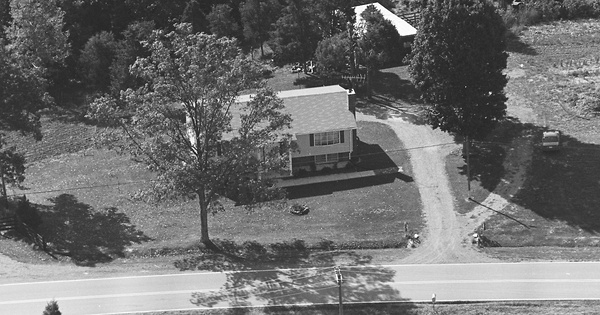 Vintage Aerial photo from 1986 in Bedford County, VA