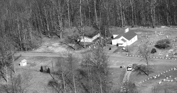 Vintage Aerial photo from 1993 in Moore County, TN