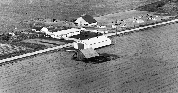 Vintage Aerial photo from 1971 in Audrain County, MO