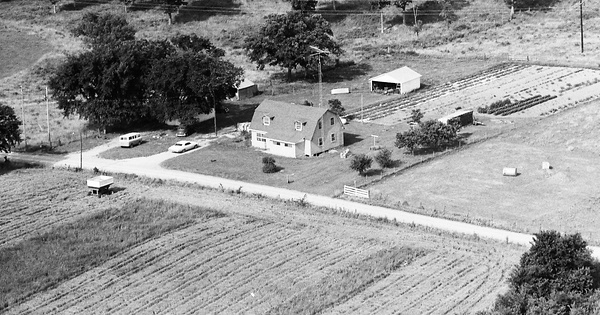 Vintage Aerial photo from 1976 in Bates County, MO