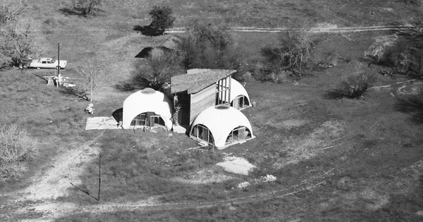 Vintage Aerial photo from 1986 in Guadalupe County, TX