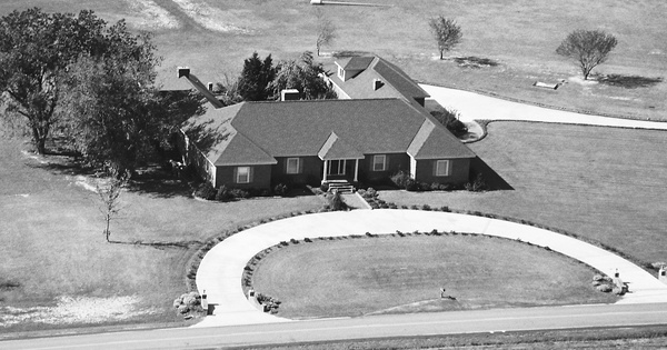 Vintage Aerial photo from 1995 in Pitt County, NC