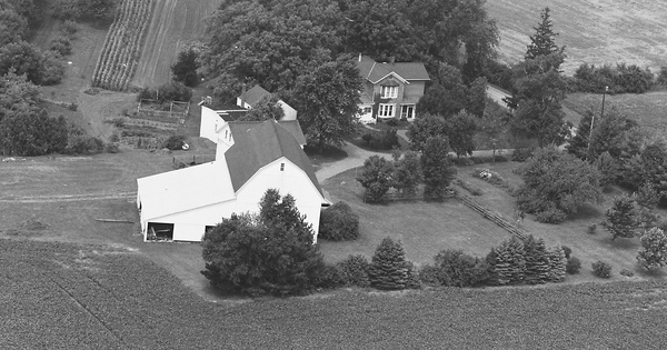 Vintage Aerial photo from 1995 in Allen County, OH