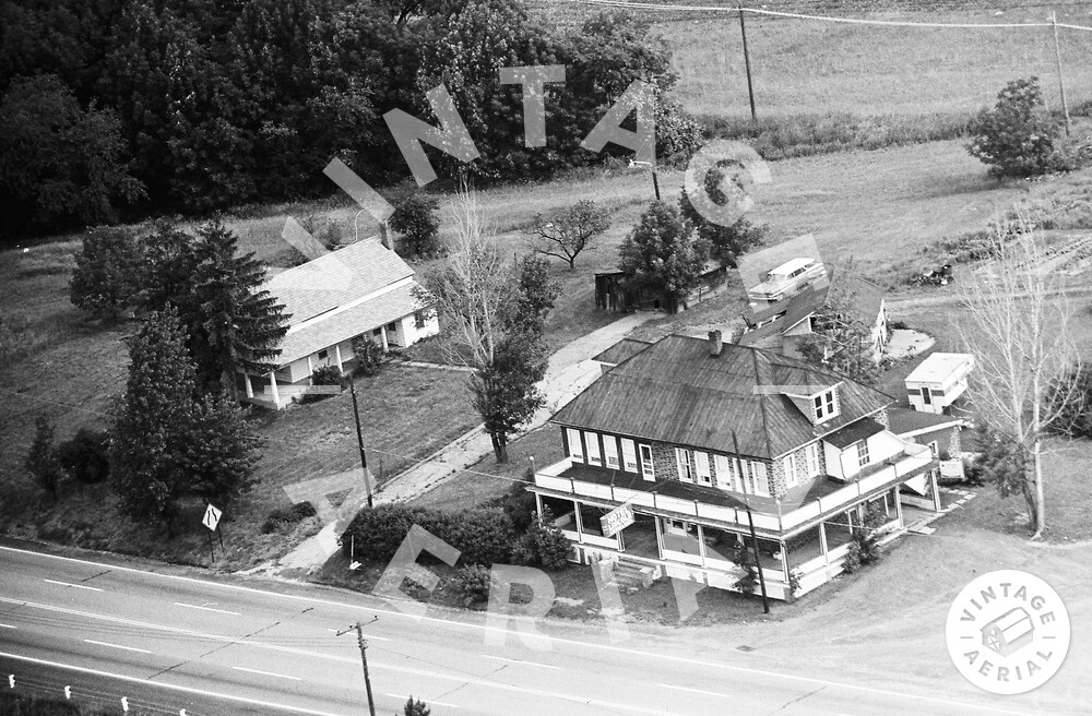 Vintage Aerial Pennsylvania Bedford County 1969 67OBF11