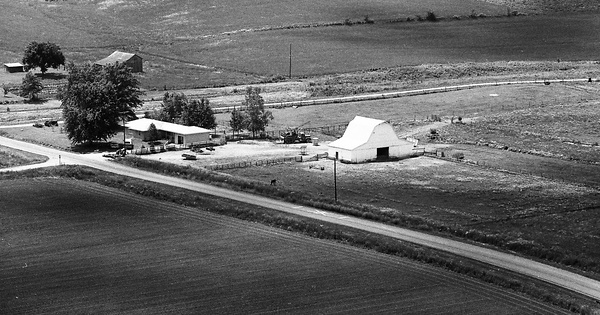 Vintage Aerial photo from 1974 in Scotland County, MO
