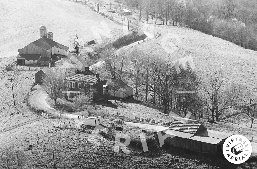 Vintage Aerial Ohio Belmont County 1977 19FBE15