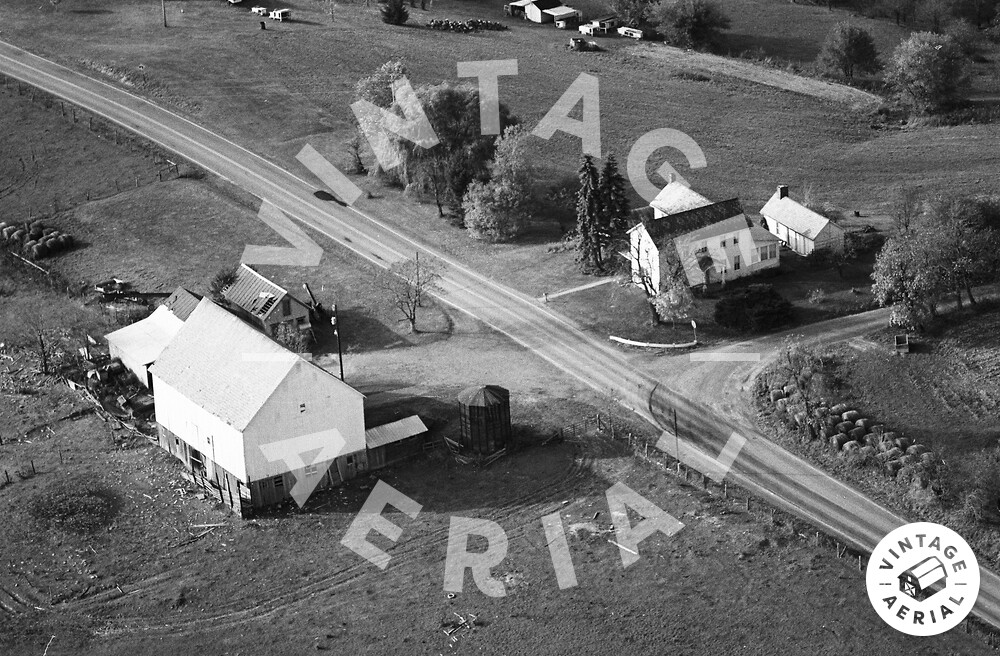Vintage Aerial Ohio Belmont County 1982 48TBE7