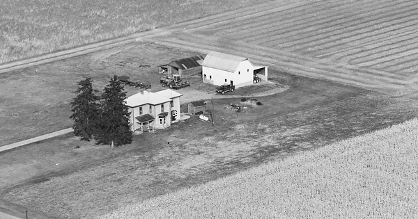 Vintage Aerial photo from 1981 in Fayette County, OH