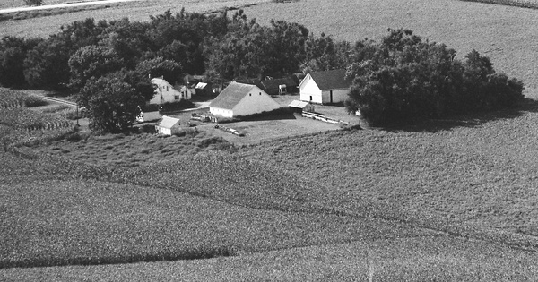 Vintage Aerial photo from 1992 in Dodge County, NE