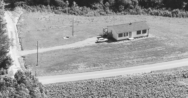 Vintage Aerial photo from 1985 in Yadkin County, NC