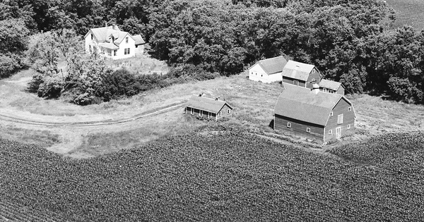 Vintage Aerial photo from 1978 in Swift County, MN