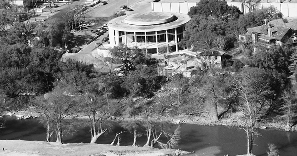Vintage Aerial photo from 1988 in Kerr County, TX