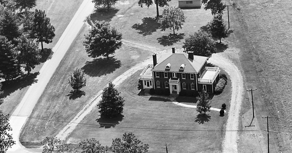 Vintage Aerial photo from 1963 in Guilford County, NC
