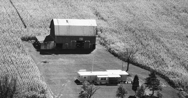 Vintage Aerial photo from 1990 in Marion County, OH