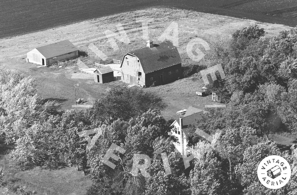 Vintage Aerial South Dakota Moody County 1985 37FFMO34