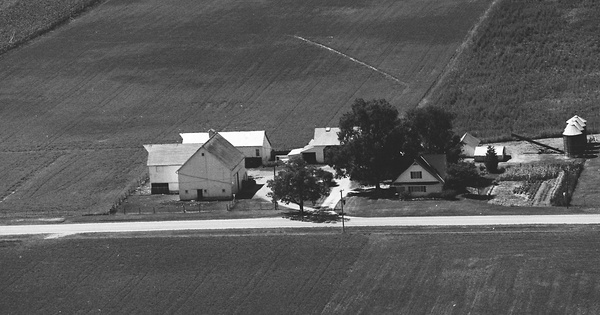 Vintage Aerial photo from 1976 in Mercer County, OH