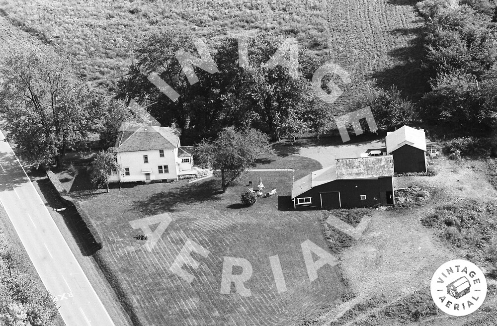 Vintage Aerial Ohio Miami County 1969 108MMI33