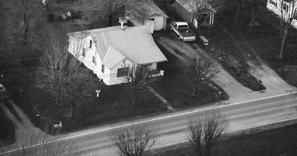 Vintage Aerial photo from 1983 in Macon County, TN