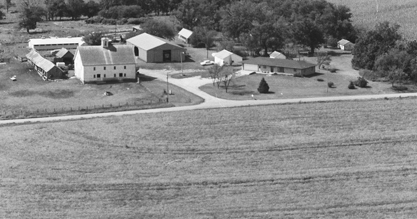 Vintage Aerial photo from 1981 in Nemaha County, KS