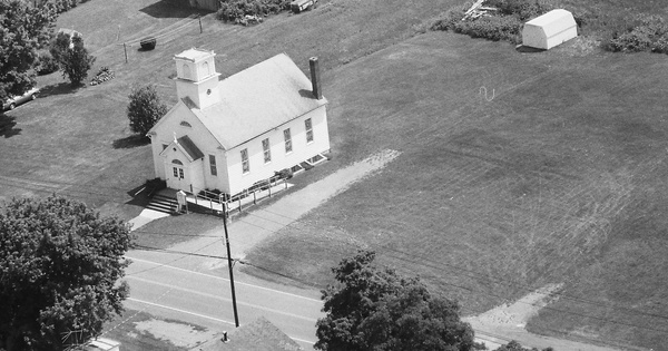 Vintage Aerial photo from 1987 in Schuyler County, NY