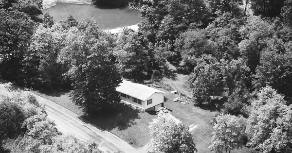 Vintage Aerial photo from 1984 in Tioga County, NY