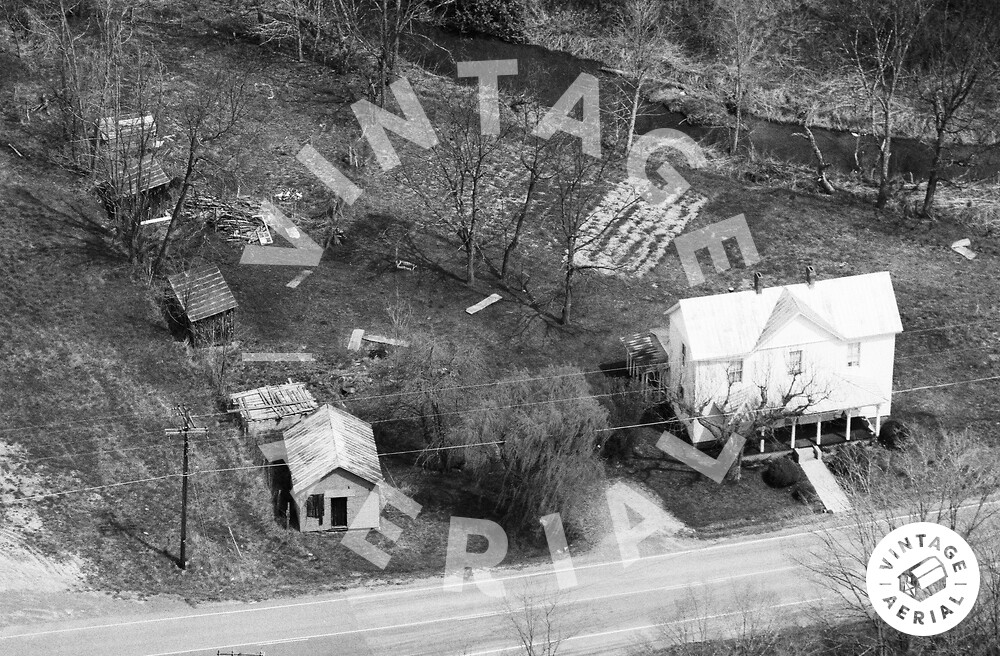 Vintage Aerial Virginia Bland County 1988 74HBL29