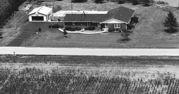 Vintage Aerial photo from 1993 in Ottawa County, OH
