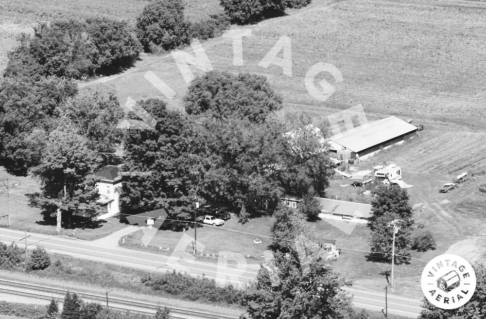 Vintage Aerial New York Herkimer County 1984 57KHR25