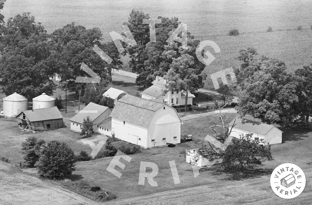 Vintage Aerial Ohio Champaign County 1982 3TCH19