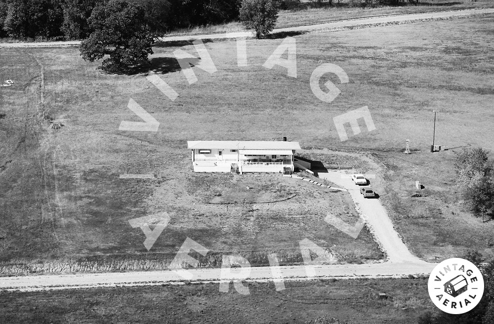 Vintage Aerial Missouri Clinton County 1976 14FCL6