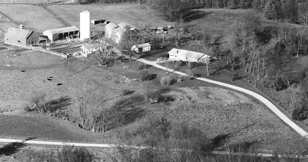 Vintage Aerial photo from 1989 in Carroll County, MO