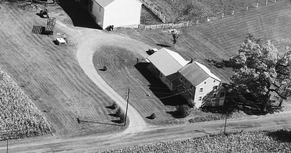 Vintage Aerial photo from 1987 in Perry County, PA