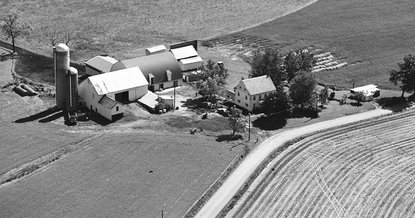 Vintage Aerial photo from 1982 in Montour County, PA