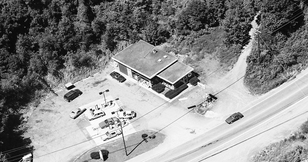 Vintage Aerial photo from 1989 in Monroe County, PA