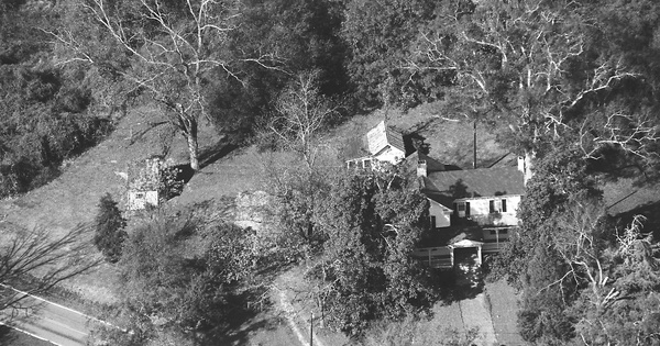 Vintage Aerial photo from 1993 in Abbeville County, SC
