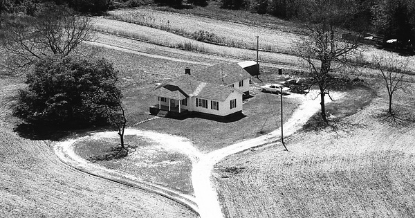 Vintage Aerial photo from -1986 in Kershaw County, SC