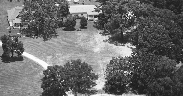 Vintage Aerial photo from 1991 in Van Zandt County, TX