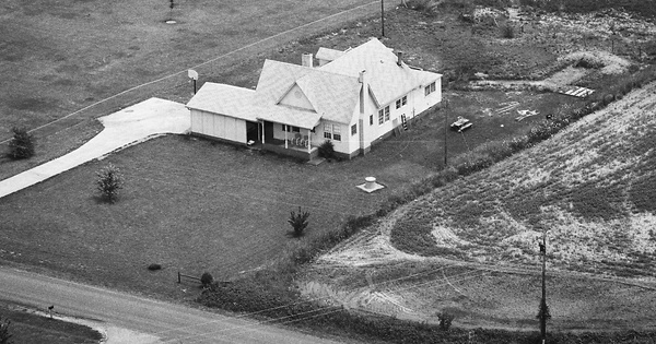 Vintage Aerial photo from -1986 in Lincoln County, NC