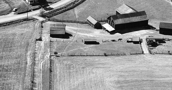 Vintage Aerial photo from 1966 in Huntingdon County, PA