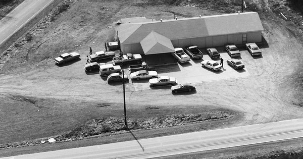 Vintage Aerial photo from 1985 in Orange County, NC